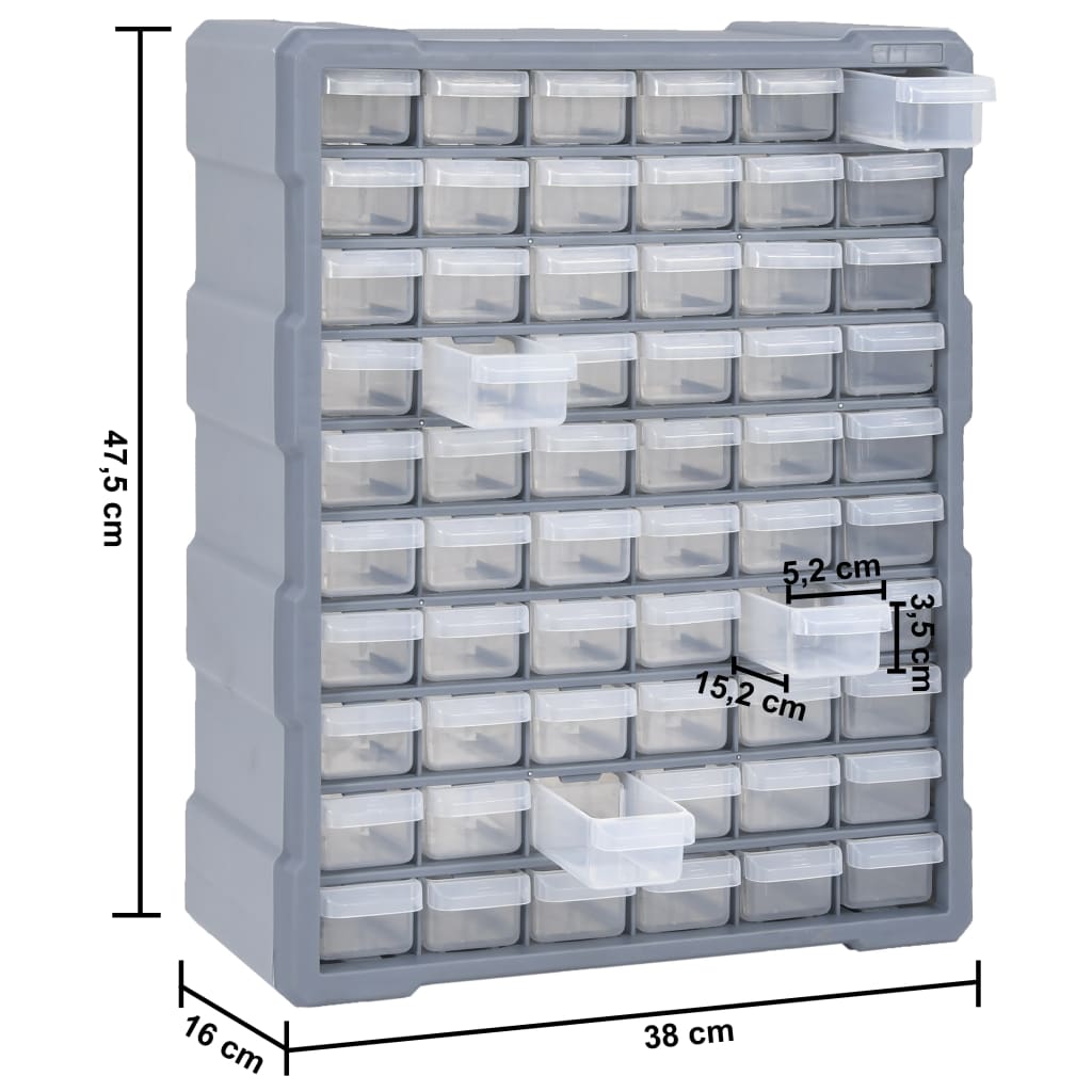 8720286058824_g_en_hd_8 vidaXL Multi-drawer Organiser with 60 Drawers 38x16x47.5 cm - Image 9