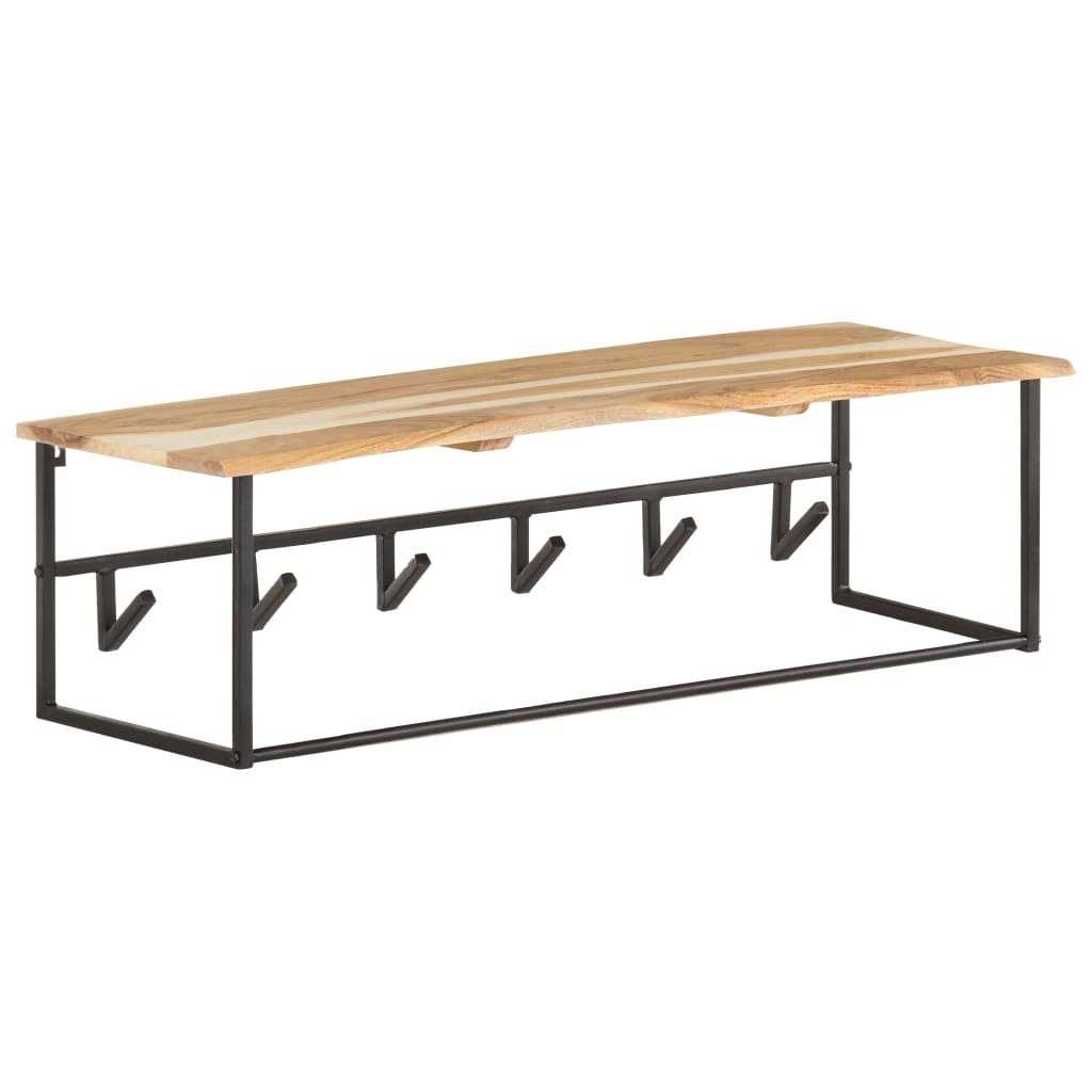 8720286060650_g_en_hd_7 vidaXL Peg with Live Edge 100x34x38 cm Solid Acacia Wood - Image 9