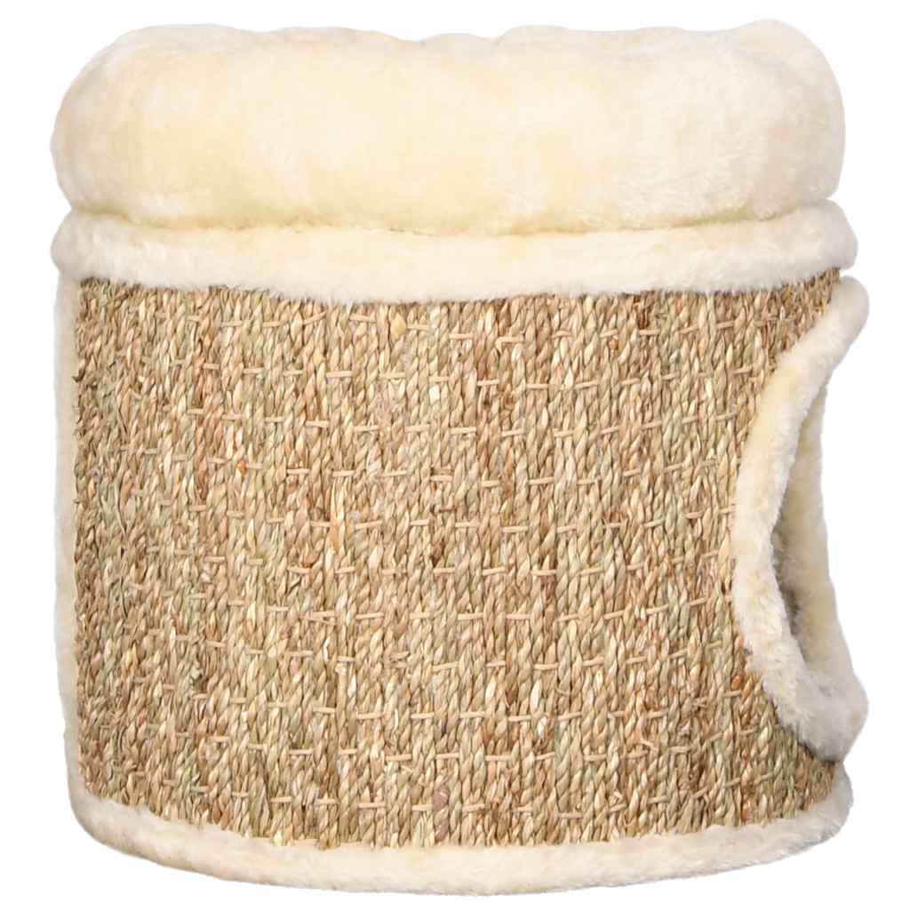8720286062326_g_en_hd_2 vidaXL Cat House with Luxury Cushion 33 cm Seagrass - Image 3