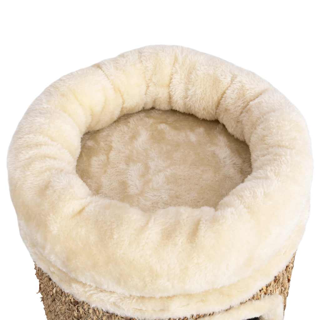 8720286062326_g_en_hd_5 vidaXL Cat House with Luxury Cushion 33 cm Seagrass - Image 6