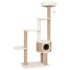vidaXL Cat Tree with Luxury Cushion and Scratching Post 148cm Seagrass - Image 2