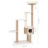 vidaXL Cat Tree with Luxury Cushion and Scratching Post 148cm Seagrass - Image 8