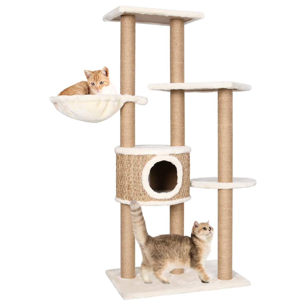 8720286062449_a_en_hd_1 vidaXL Cat Tree with Scratching Post 126cm Seagrass - Image 1