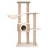 vidaXL Cat Tree with Scratching Post 126cm Seagrass - Image 3