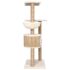 vidaXL Cat Tree with Scratching Post 126cm Seagrass - Image 4