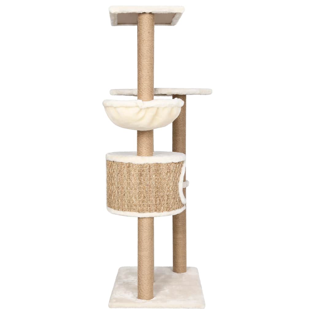 8720286062449_g_en_hd_3 vidaXL Cat Tree with Scratching Post 126cm Seagrass - Image 4