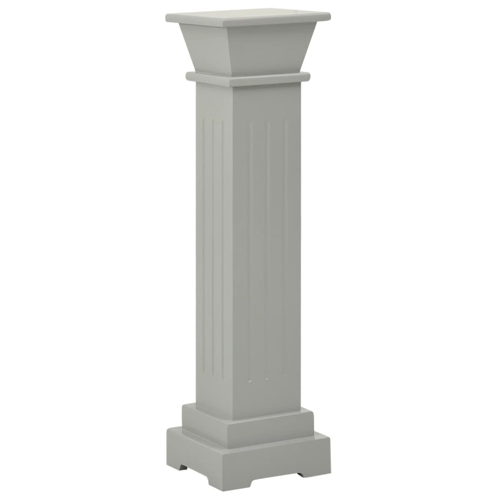8720286062562_a_en_hd_1 vidaXL Classic Square Pillar Plant Stand Grey 17x17x66 cm MDF - Image 2