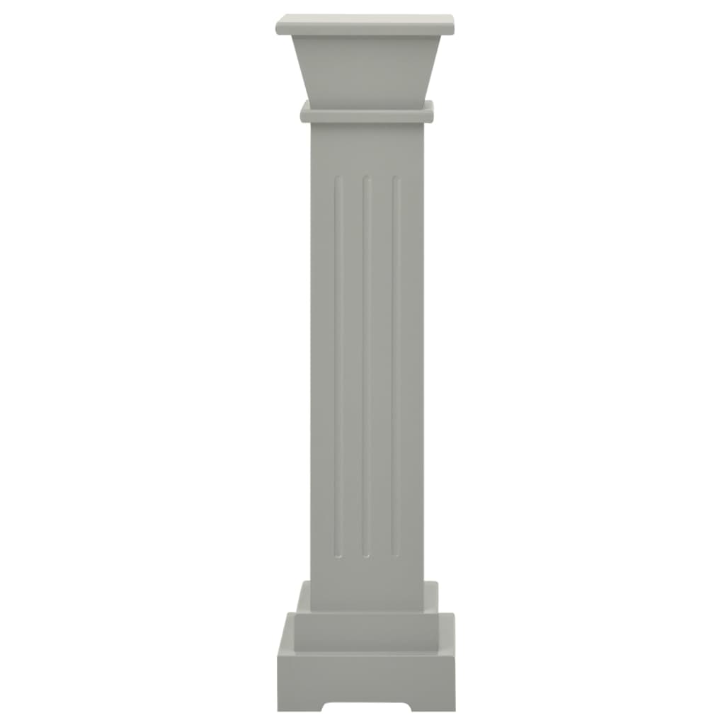 8720286062562_g_en_hd_1 vidaXL Classic Square Pillar Plant Stand Grey 17x17x66 cm MDF - Image 3
