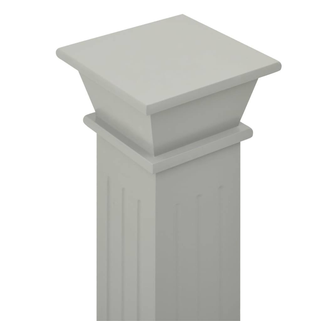 8720286062562_g_en_hd_3 vidaXL Classic Square Pillar Plant Stand Grey 17x17x66 cm MDF - Image 5