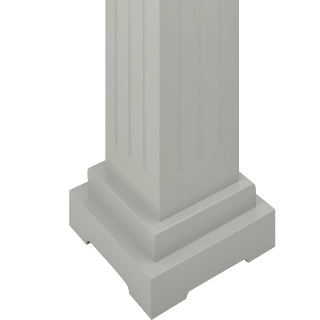 8720286062562_g_en_hd_4 vidaXL Classic Square Pillar Plant Stand Grey 17x17x66 cm MDF - Image 6
