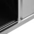 vidaXL Work Tables with Sliding Doors 2pcs 240x50x(95-97)cm Stainless Steel - Image 6