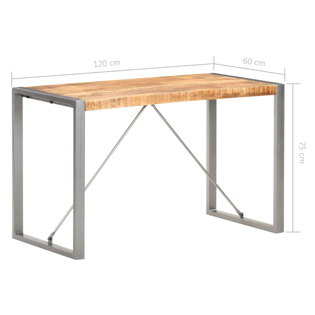 8720286064085_g_en_hd_6 vidaXL Dining Table 120x60x75 cm Solid Rough Mango Wood - Image 7