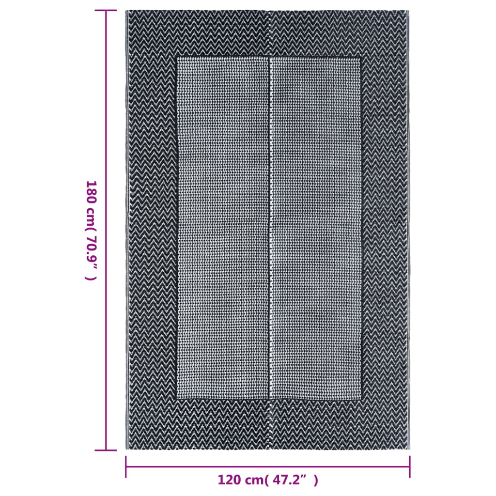 8720286064108_g_en_hd_5 vidaXL Outdoor Carpet ARAKIL Grey 120x180 cm PP - Image 6
