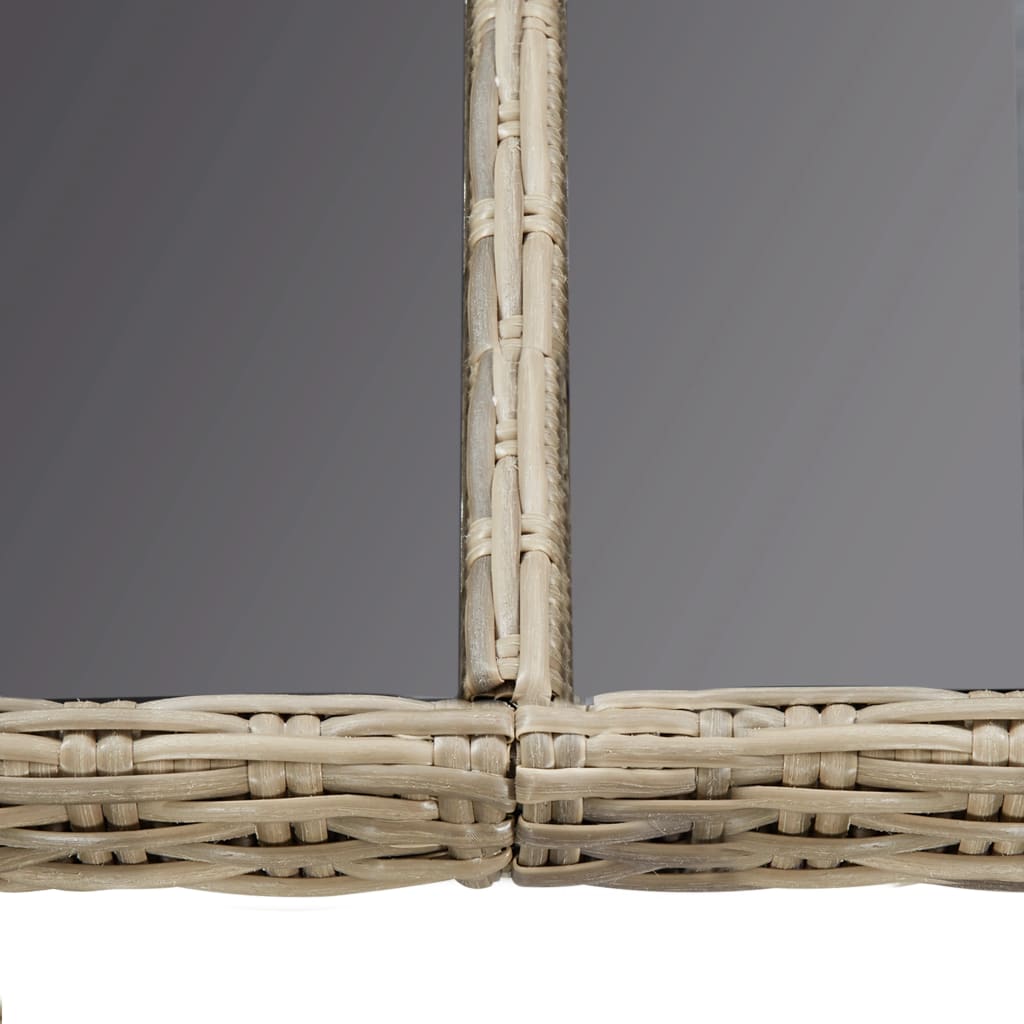 8720286065792_g_en_hd_3 vidaXL Garden Dining Table Brown 200x100x74 cm Glass and Poly Rattan - Image 4