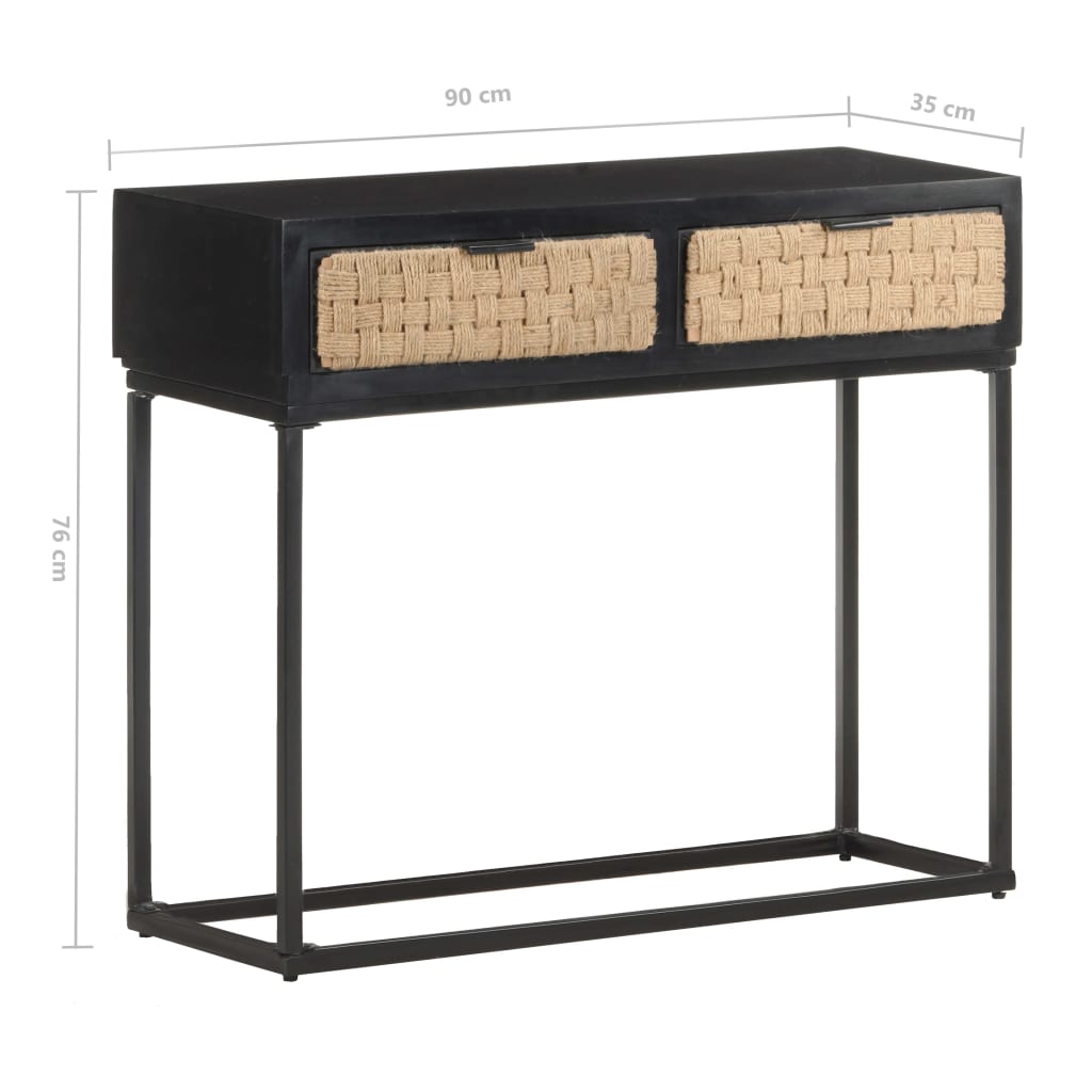 8720286066485_g_en_hd_6 vidaXL Console Table 90x35x76 cm Solid Mango Wood - Image 8