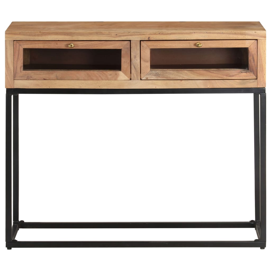 8720286066584_g_en_hd_1 vidaXL Console Table 90x35x76 cm Solid Acacia Wood - Image 2