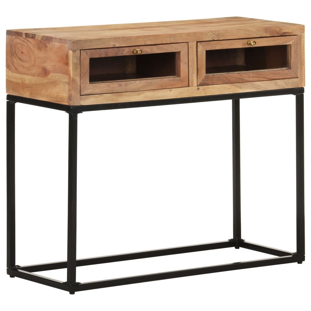8720286066584_g_en_hd_7 vidaXL Console Table 90x35x76 cm Solid Acacia Wood - Image 9
