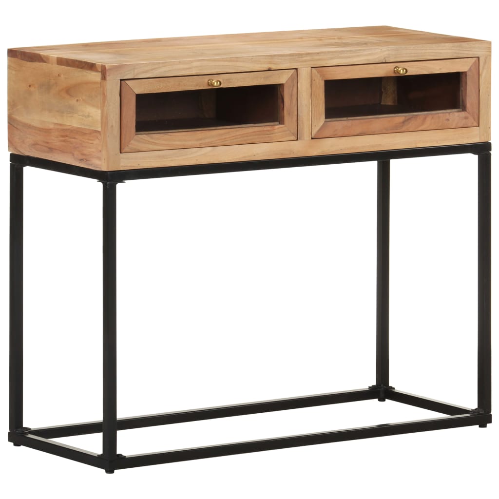 8720286066584_g_en_hd_9 vidaXL Console Table 90x35x76 cm Solid Acacia Wood - Image 11