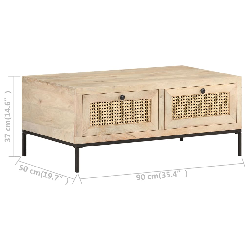 8720286066645_g_en_hd_6 vidaXL Coffee Table 90x50x37 cm Solid Mango Wood and Natural Cane - Image 7