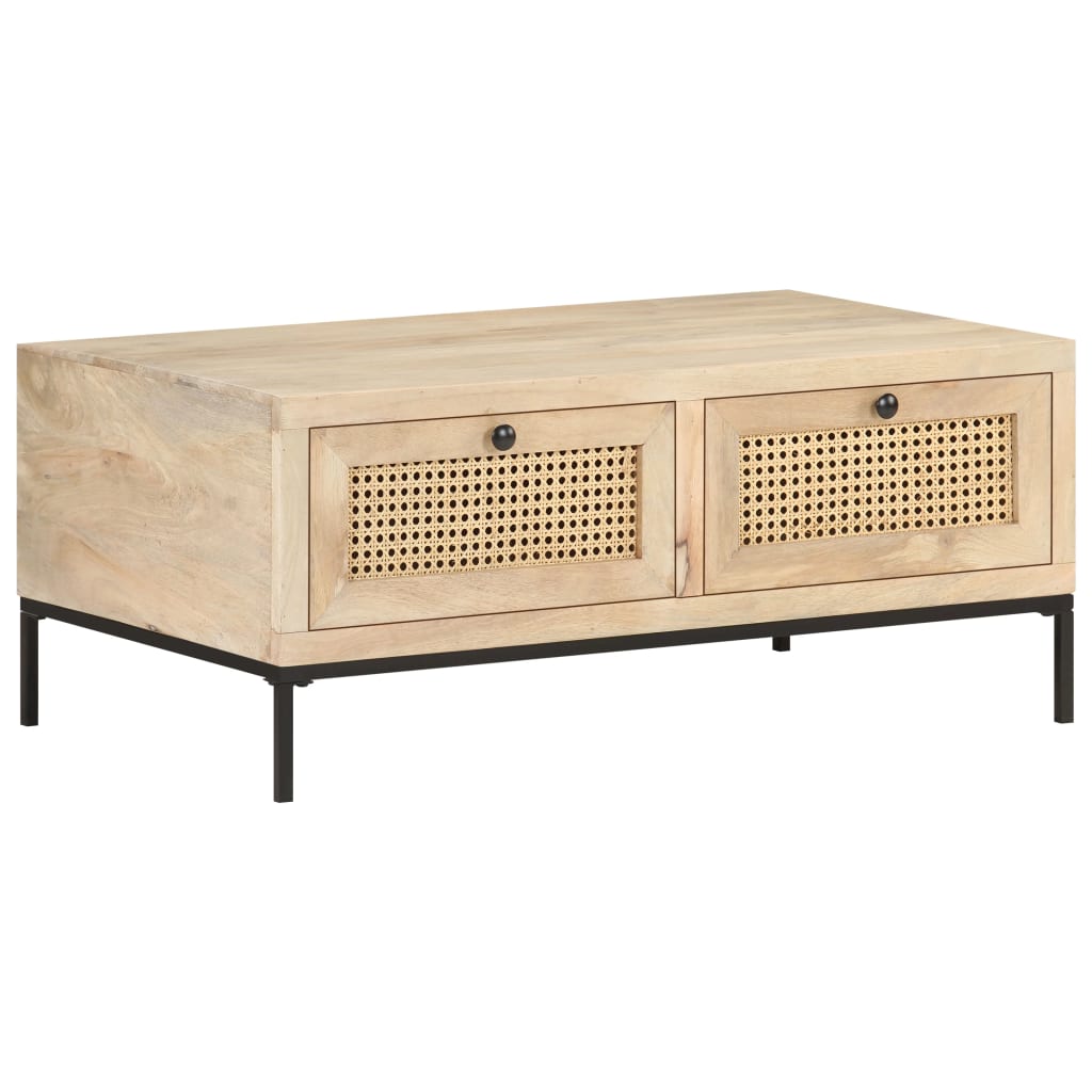 8720286066645_g_en_hd_7 vidaXL Coffee Table 90x50x37 cm Solid Mango Wood and Natural Cane - Image 8