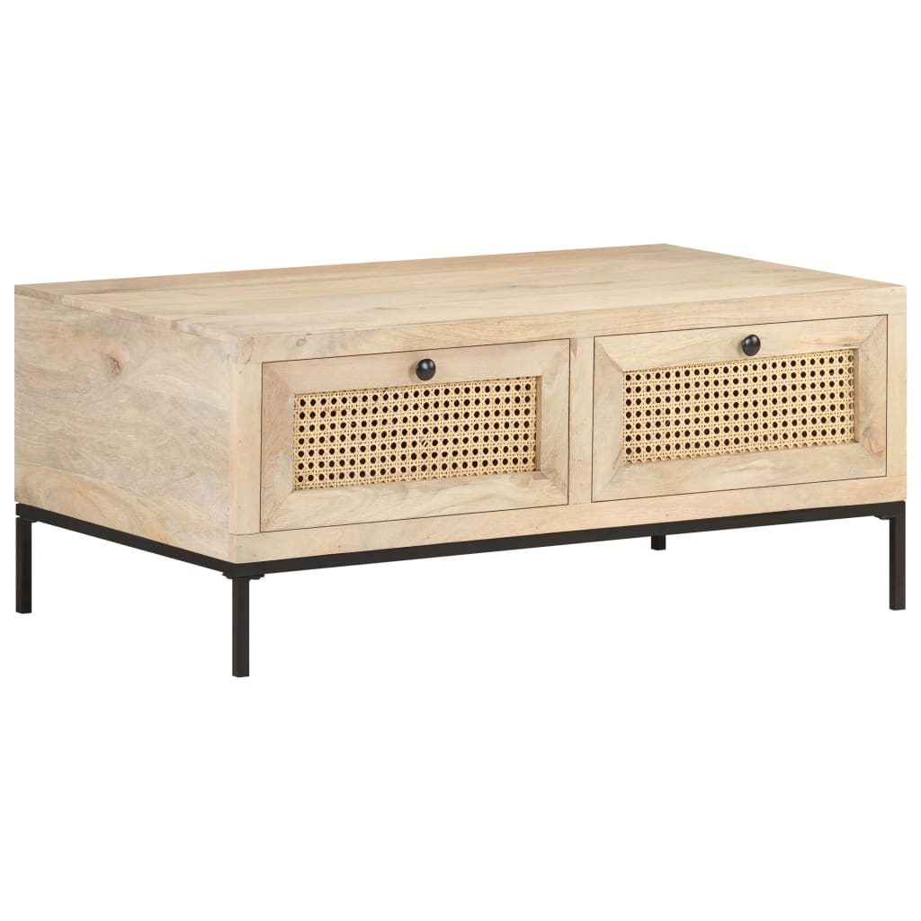 8720286066645_g_en_hd_8 vidaXL Coffee Table 90x50x37 cm Solid Mango Wood and Natural Cane - Image 9