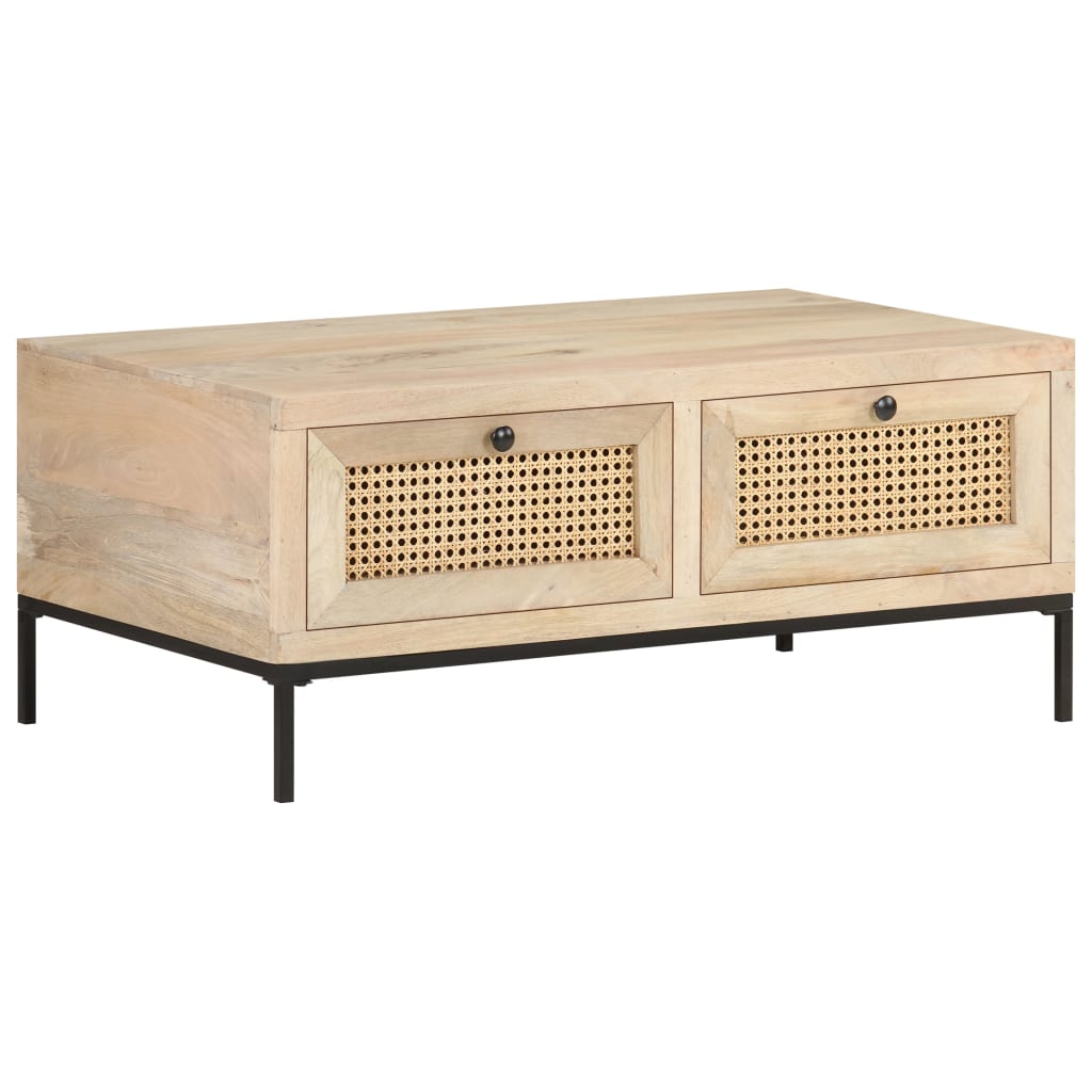 8720286066645_g_en_hd_9 vidaXL Coffee Table 90x50x37 cm Solid Mango Wood and Natural Cane - Image 10