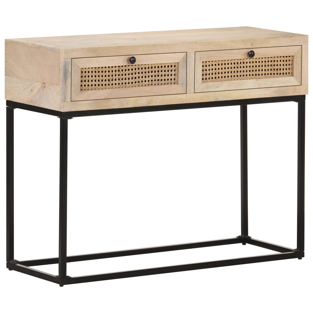 8720286066652_g_en_hd_8 vidaXL Console Table 100x35x76 cm Solid Mango Wood and Natural Cane - Image 10