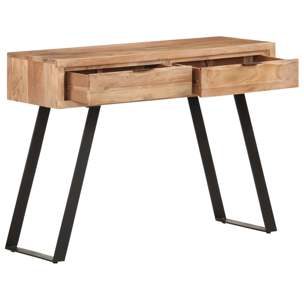 8720286066751_g_en_hd_1 vidaXL Console Table 100x35x76 cm Solid Acacia Wood with Live Edges - Image 2
