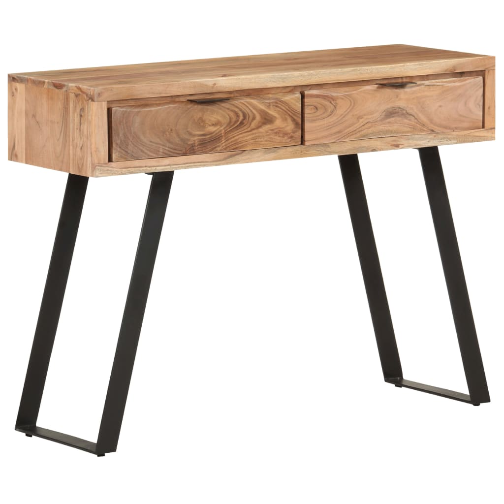 8720286066751_g_en_hd_10 vidaXL Console Table 100x35x76 cm Solid Acacia Wood with Live Edges - Image 12