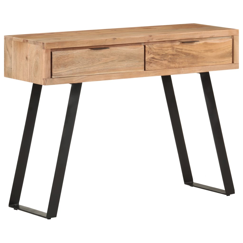 8720286066751_g_en_hd_9 vidaXL Console Table 100x35x76 cm Solid Acacia Wood with Live Edges - Image 11