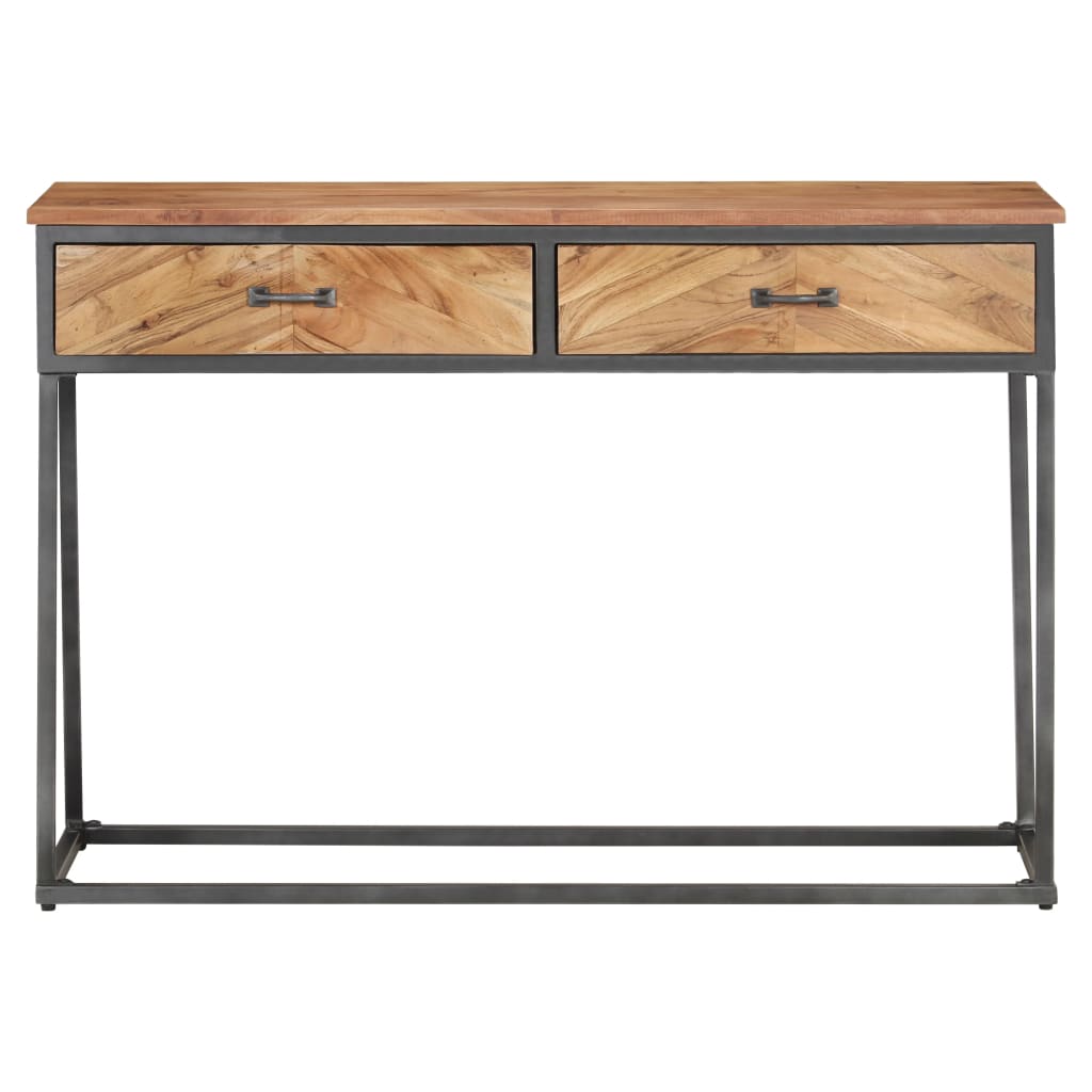 8720286066805_g_en_hd_1 vidaXL Console Table 110x35x75 cm Solid Acacia Wood - Image 2