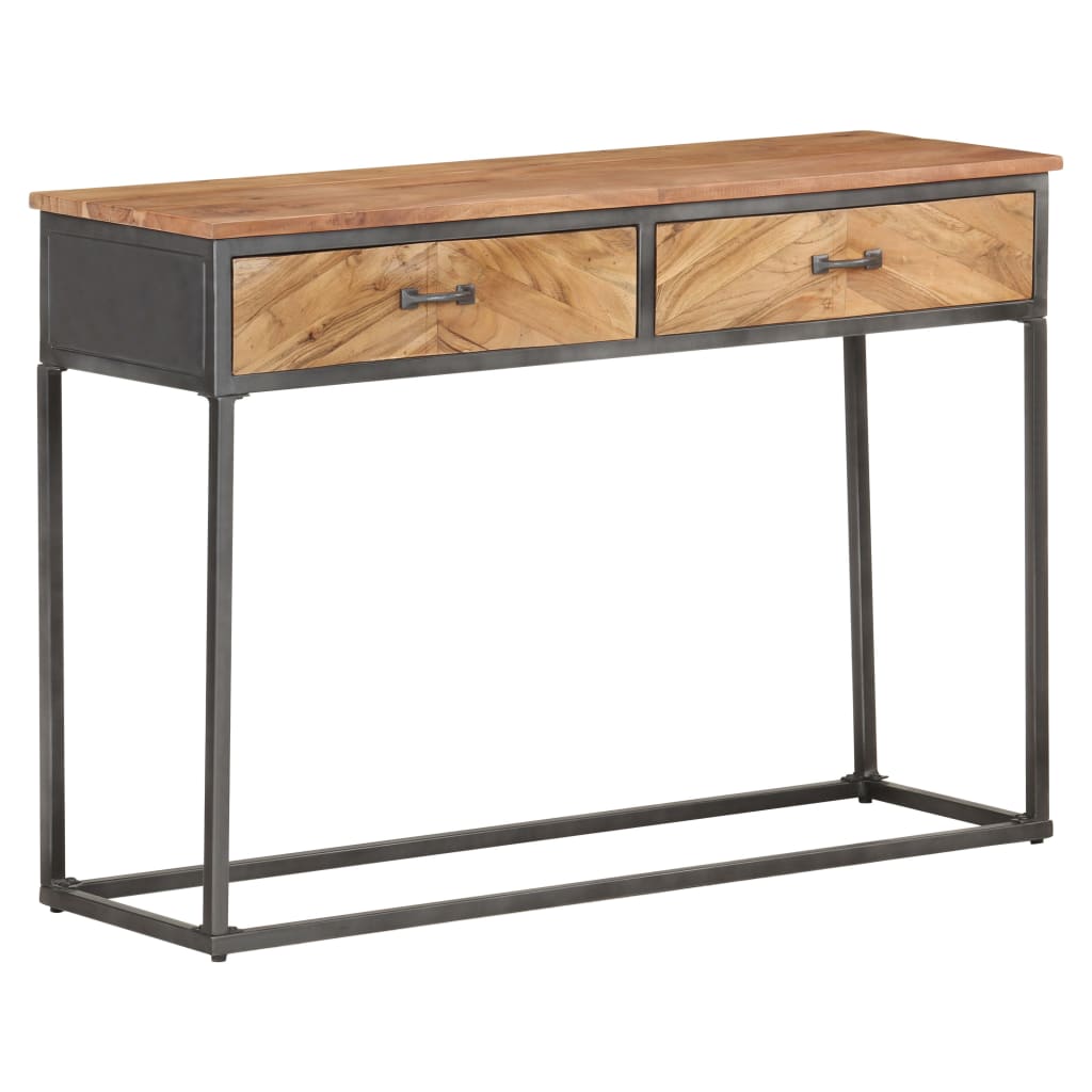 8720286066805_g_en_hd_6 vidaXL Console Table 110x35x75 cm Solid Acacia Wood - Image 8