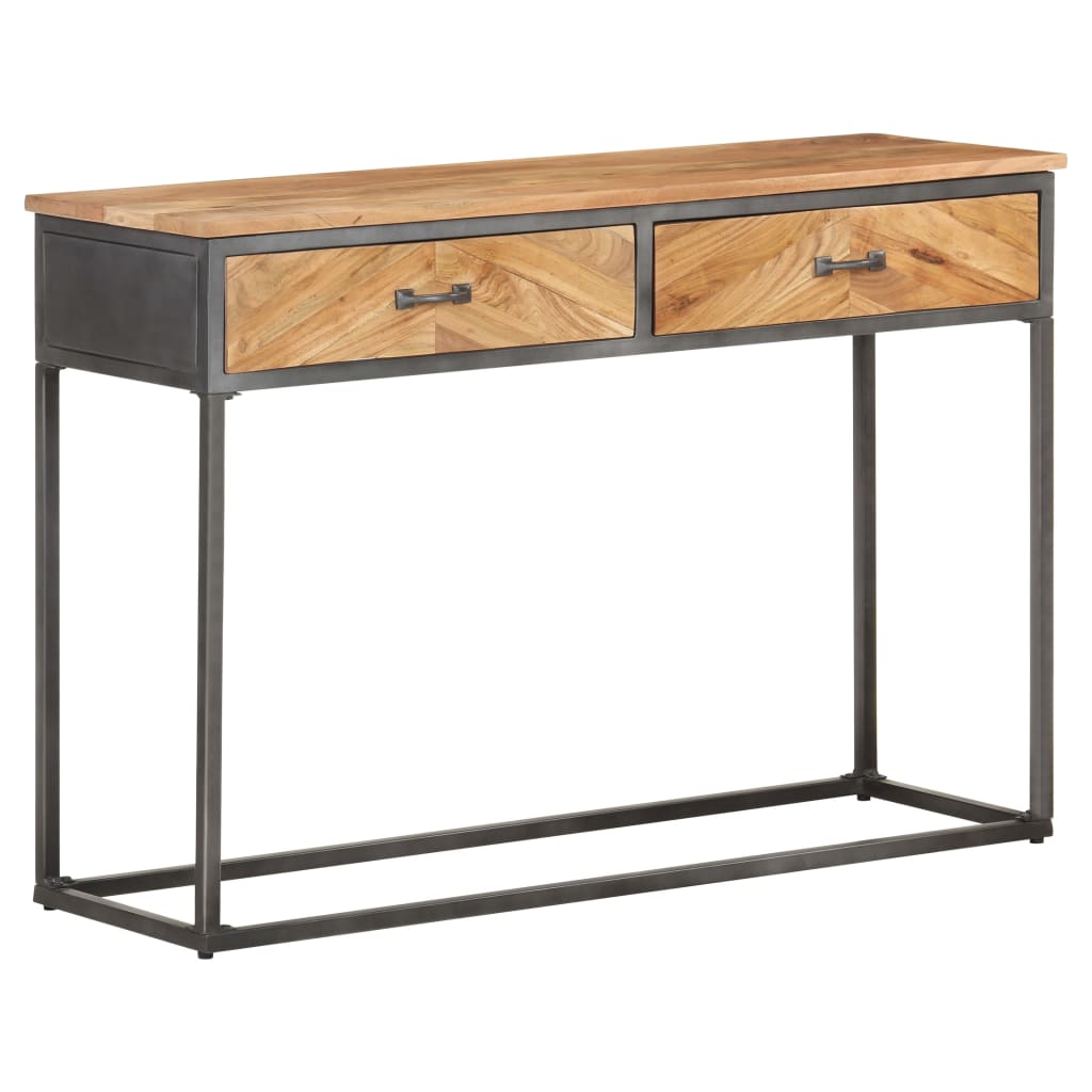 8720286066805_g_en_hd_8 vidaXL Console Table 110x35x75 cm Solid Acacia Wood - Image 10