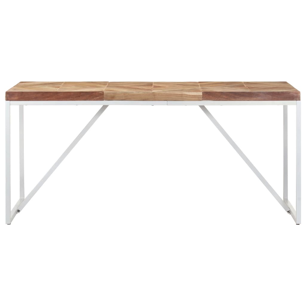 8720286068151_g_en_hd_1 vidaXL Dining Table 160x70x76 cm Solid Acacia and Mango Wood - Image 2