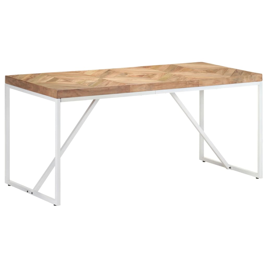 8720286068151_g_en_hd_7 vidaXL Dining Table 160x70x76 cm Solid Acacia and Mango Wood - Image 8