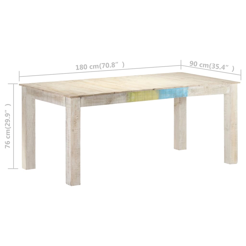 8720286068243_g_en_hd_5 vidaXL Dining Table White 180x90x76 cm Solid Mango Wood - Image 6
