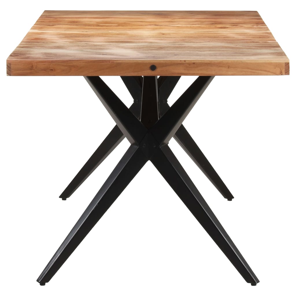 8720286068311_g_en_hd_2 vidaXL Dining Table 160x80x76 cm Solid Acacia Wood - Image 3