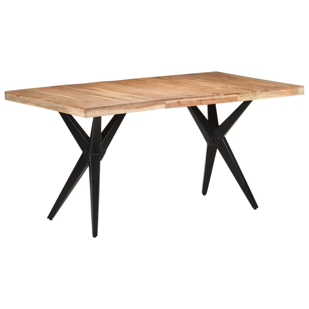 8720286068311_g_en_hd_7 vidaXL Dining Table 160x80x76 cm Solid Acacia Wood - Image 8