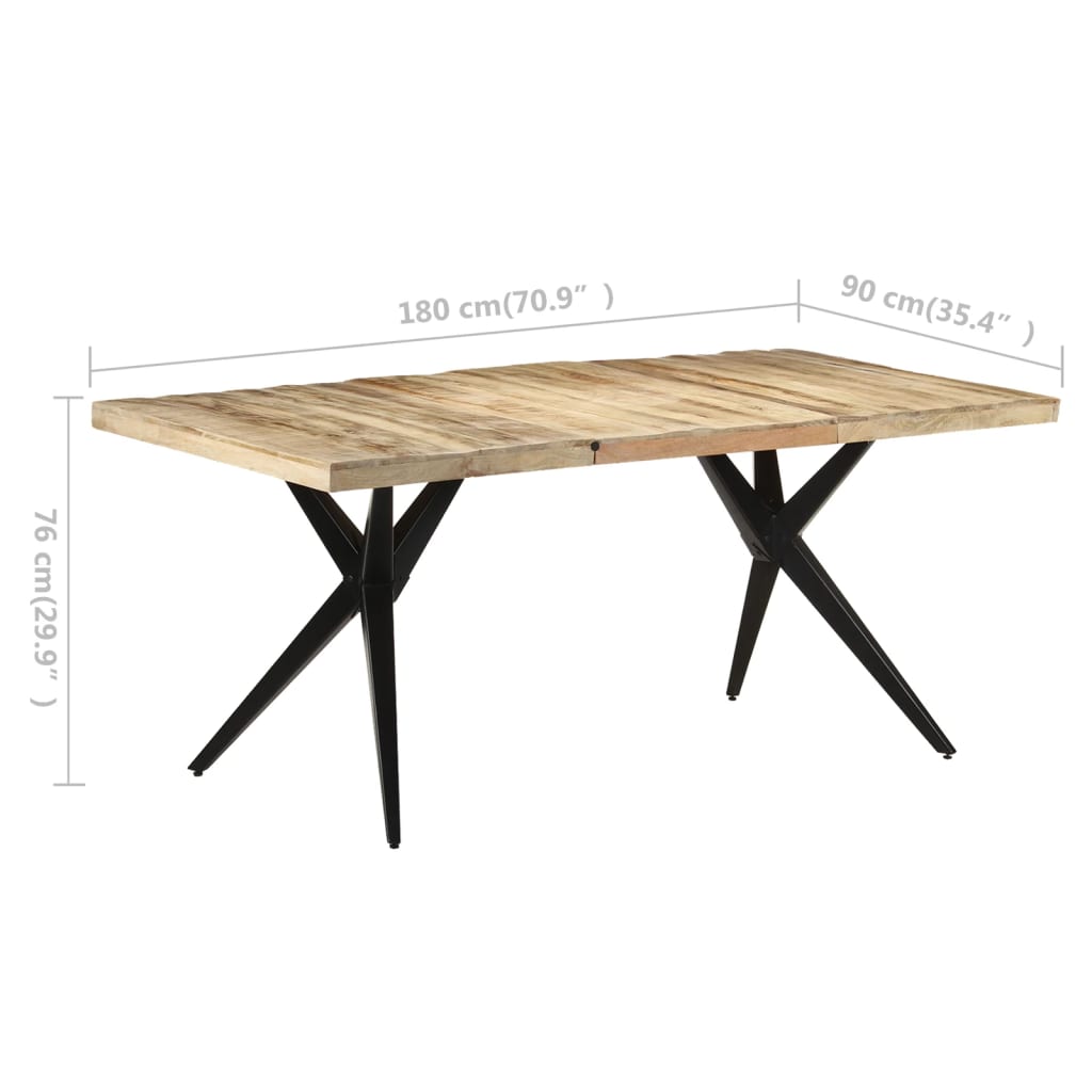 8720286068359_g_en_hd_5 vidaXL Dining Table 180x90x76 cm Rough Mango Wood - Image 6