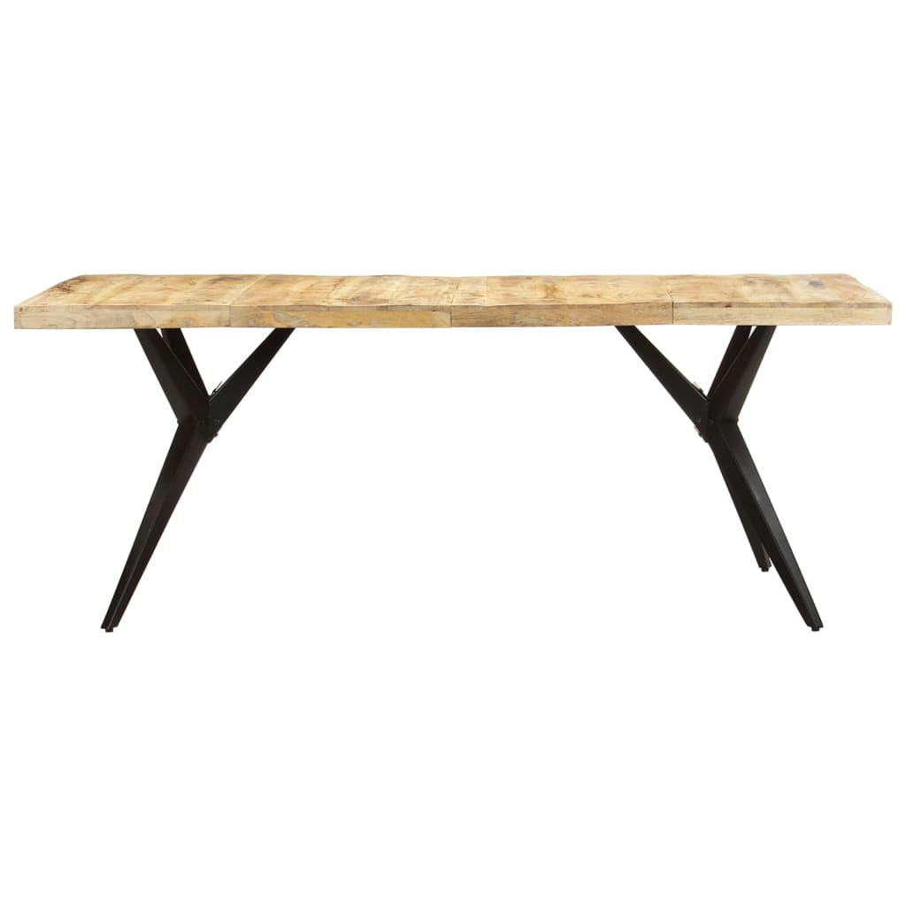 8720286068380_g_en_hd_1 vidaXL Dining Table 200x90x76 cm Rough Mango Wood - Image 2
