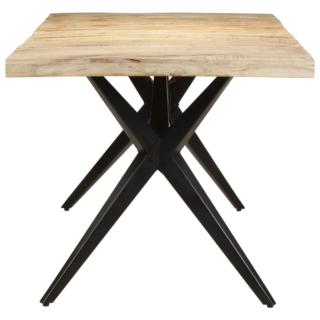 8720286068380_g_en_hd_2 vidaXL Dining Table 200x90x76 cm Rough Mango Wood - Image 3