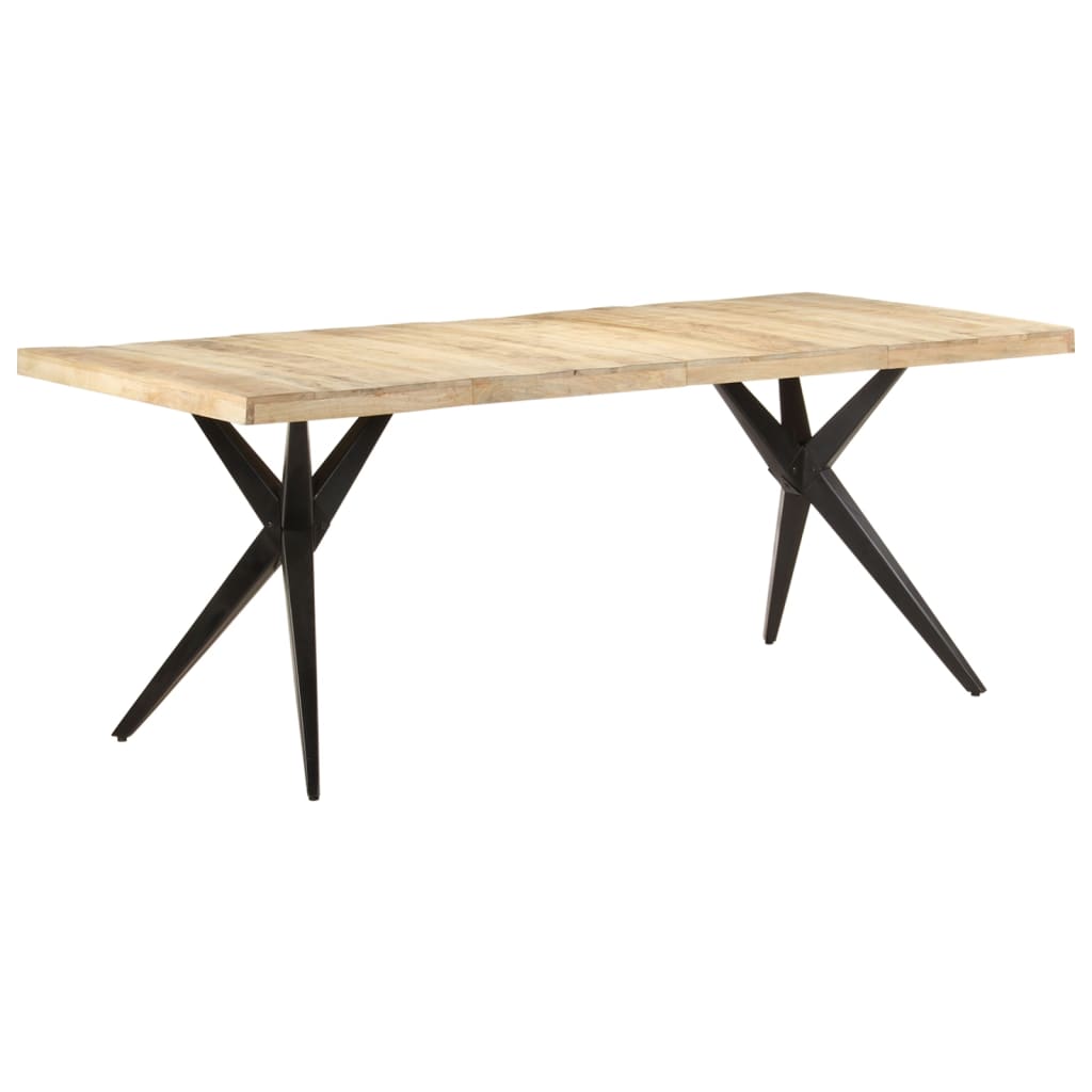 8720286068380_g_en_hd_7 vidaXL Dining Table 200x90x76 cm Rough Mango Wood - Image 8