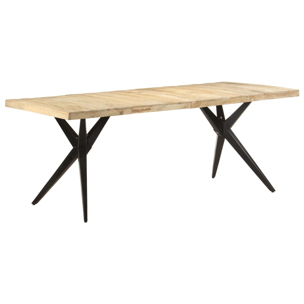 8720286068380_g_en_hd_8 vidaXL Dining Table 200x90x76 cm Rough Mango Wood - Image 9