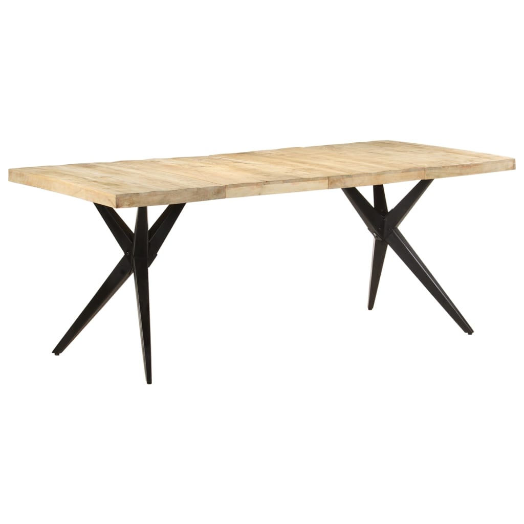 8720286068380_g_en_hd_9 vidaXL Dining Table 200x90x76 cm Rough Mango Wood - Image 10