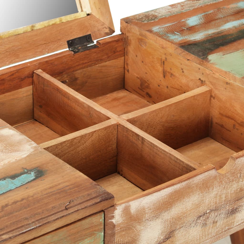8720286068571_g_en_hd_6 vidaXL Dressing Table with Mirror 112x45x76 cm Solid Reclaimed Wood - Image 8