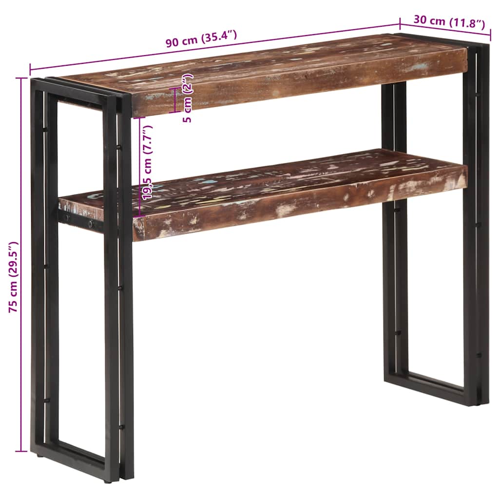 8720286069219_g_en_hd_8 vidaXL Console Table 90x30x75 cm Solid Reclaimed Wood - Image 10