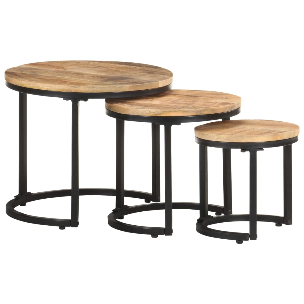 8720286069868_a_en_hd_1 vidaXL Side Tables 3 pcs Rough Mango Wood - Image 1