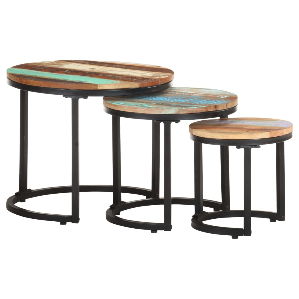 8720286069882_g_en_hd_11 vidaXL Side Tables 3 pcs Solid Reclaimed Wood - Image 12