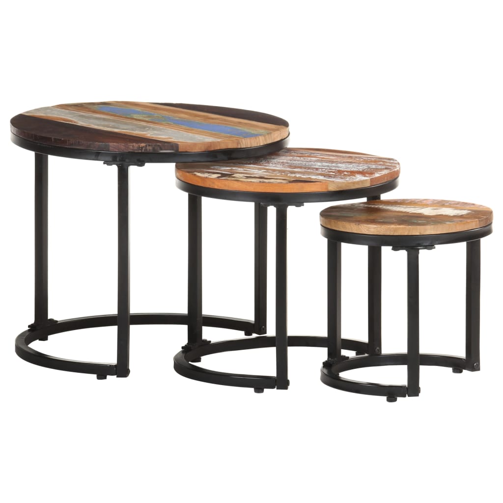 8720286069882_g_en_hd_9 vidaXL Side Tables 3 pcs Solid Reclaimed Wood - Image 10