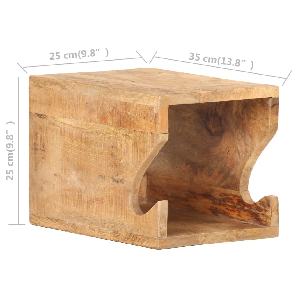 8720286070222_g_en_hd_7 vidaXL Wall Mounted Bicycle Rack 35x25x25 cm Solid Rough Mango Wood - Image 8